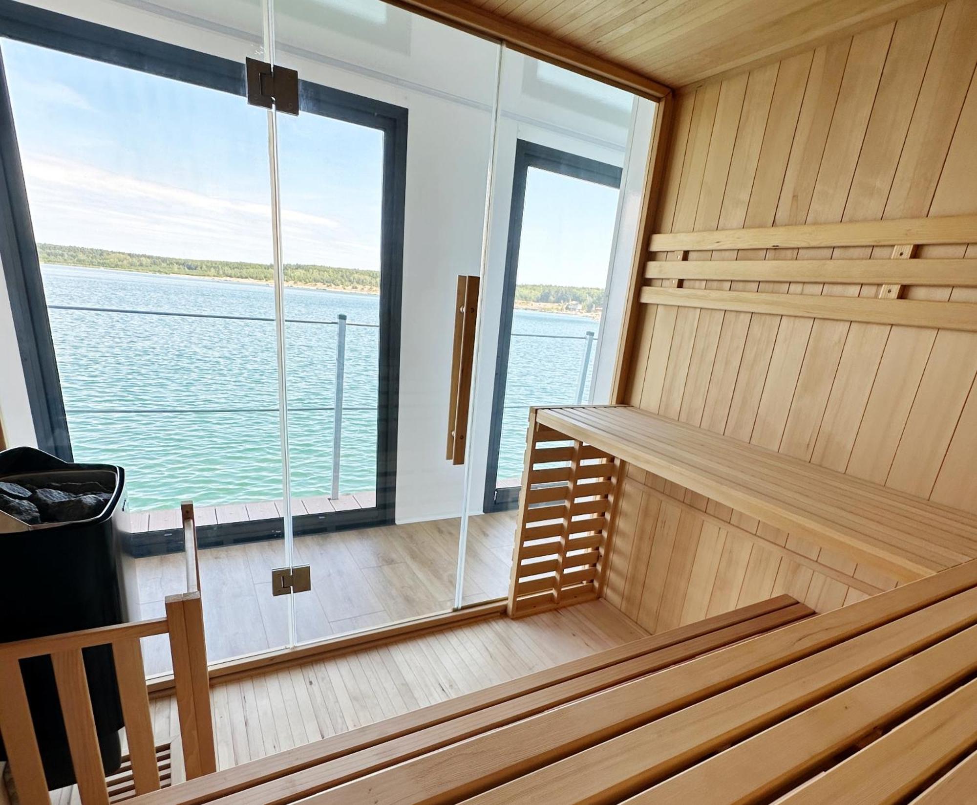 Schwimmende Ferienwohnung Sundowner Elsterheide Экстерьер фото